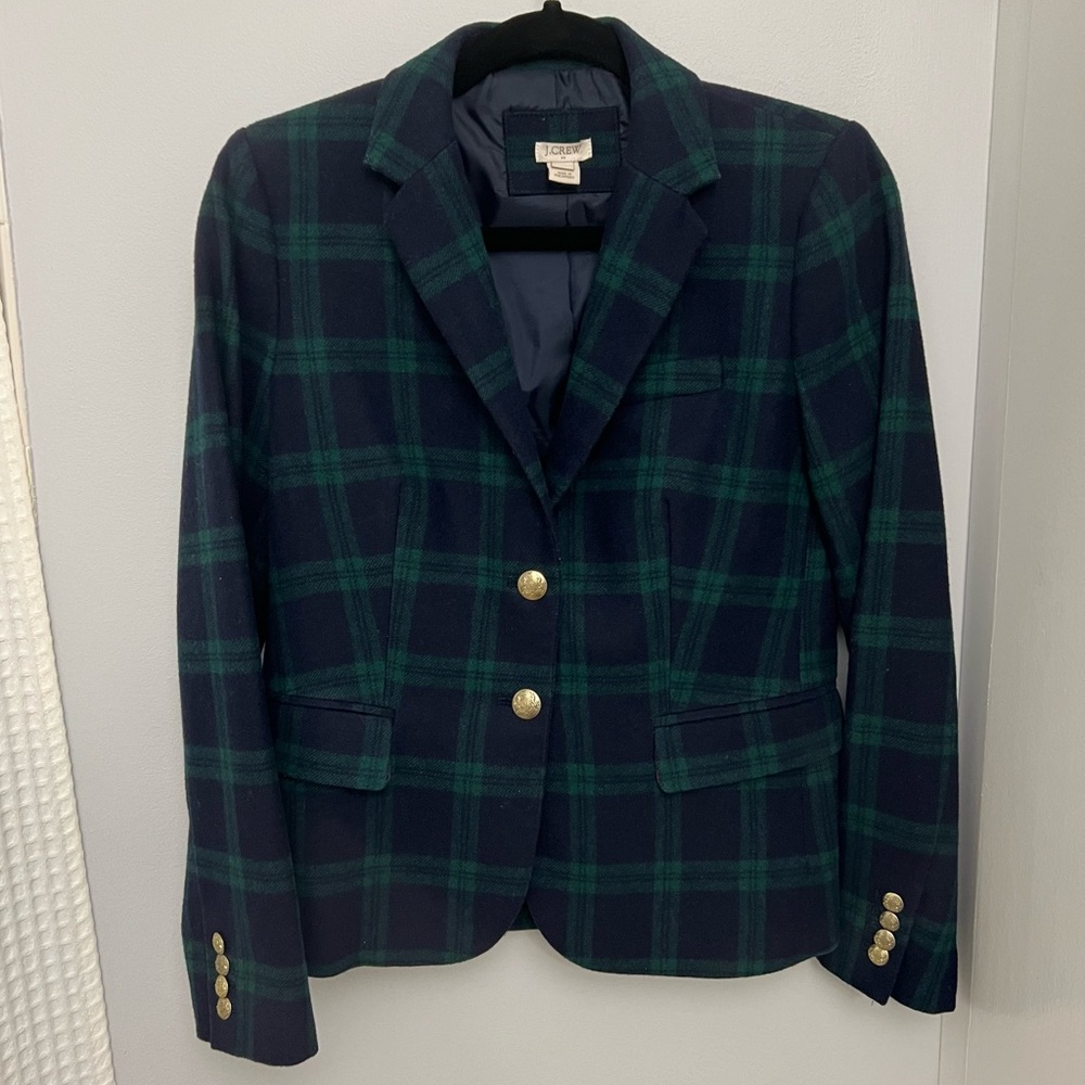 J. Crew Women’s Plaid Blazer